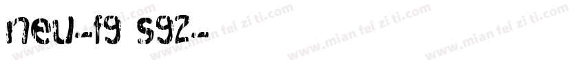 neu-f9 s92字体转换